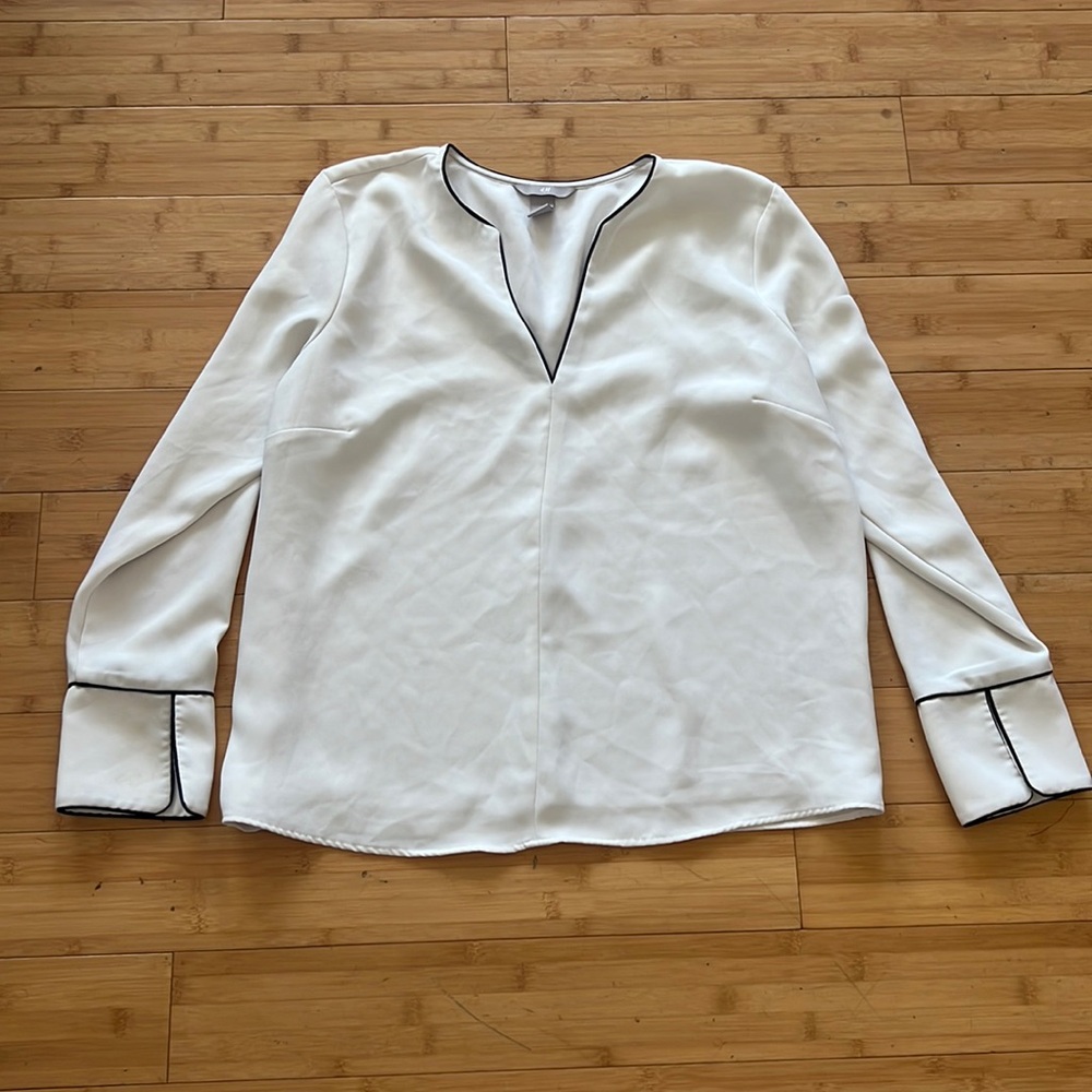 H&M long sleeve blouse